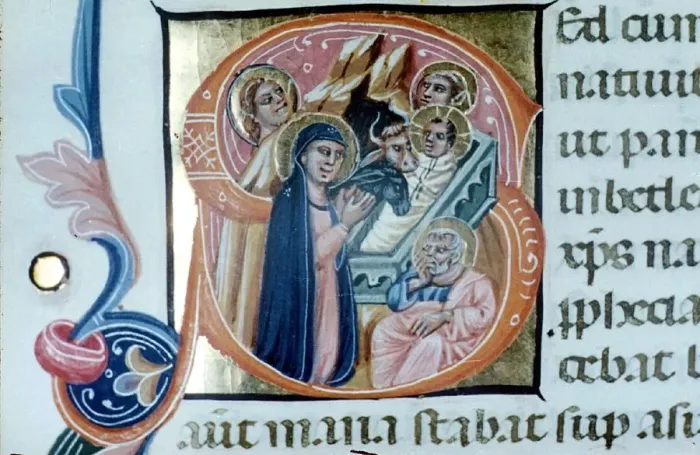 Gerahmter Druck : Die Geburt Christi Gerahmter Druck : Die Geburt Christi