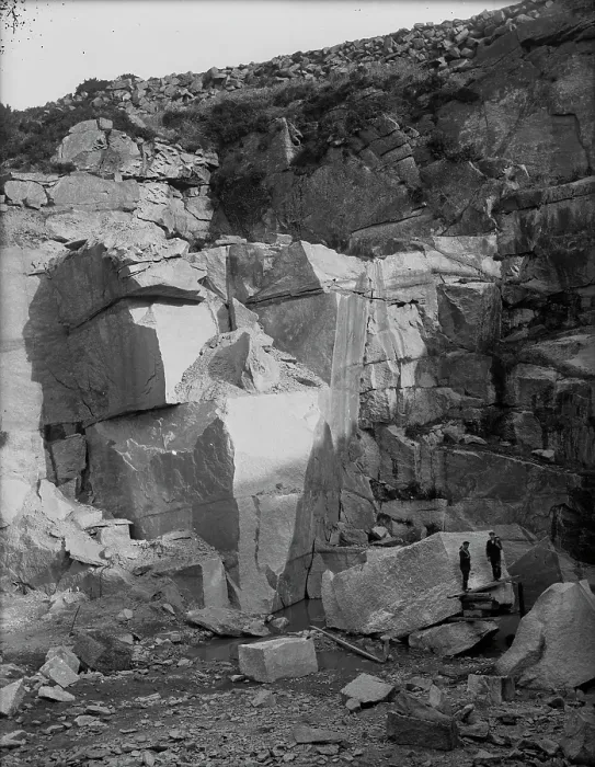 Gerahmter Druck : Grube in Mab oder Konstantin, Cornwall. 1903-1904