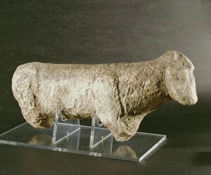 Gerahmter Druck : Ram, Kalkstein (Kalkstein) Gerahmter Druck : Ram, Kalkstein (Kalkstein)