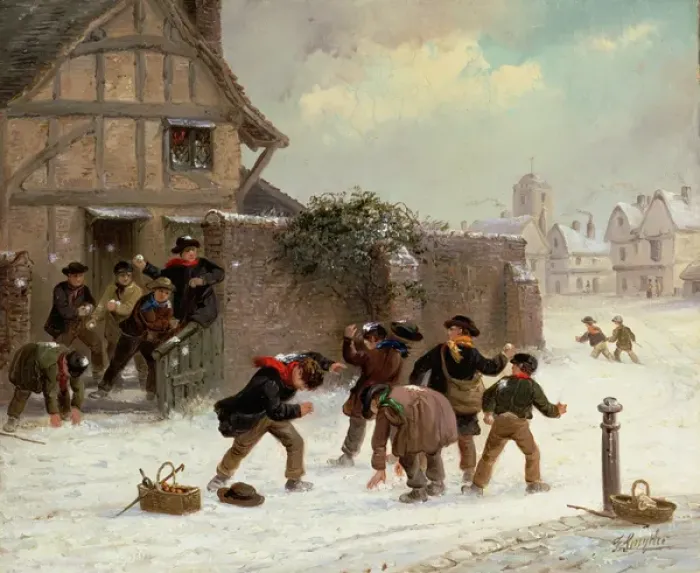 Gerahmter Druck : Snowballing Gerahmter Druck : Snowballing