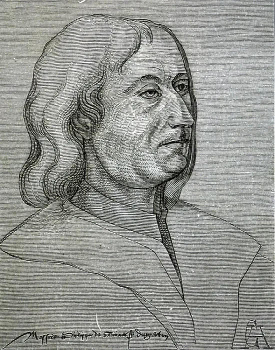 Gerahmter Druck : Philipp de Commynes