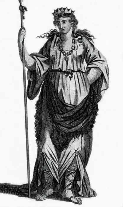Gerahmter Druck : Boadicea. GCH1970956 Boadicea; (Hinweis: Boadicea (Boudica, ?-60 n Gerahmter Druck : Boadicea. GCH1970956 Boadicea; (Hinweis: Boadicea (Boudica, ?-60 n