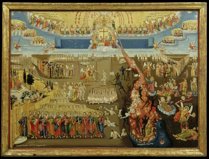 Gerahmter Druck : Die Rückkehr Gottes, 1794 (Ei-Tempera und Goldblatt auf Leinwand) Gerahmter Druck : Die Rückkehr Gottes, 1794 (Ei-Tempera und Goldblatt auf Leinwand)