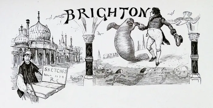 Gerahmter Druck : BRIGHTON BEACH Gerahmter Druck : BRIGHTON BEACH