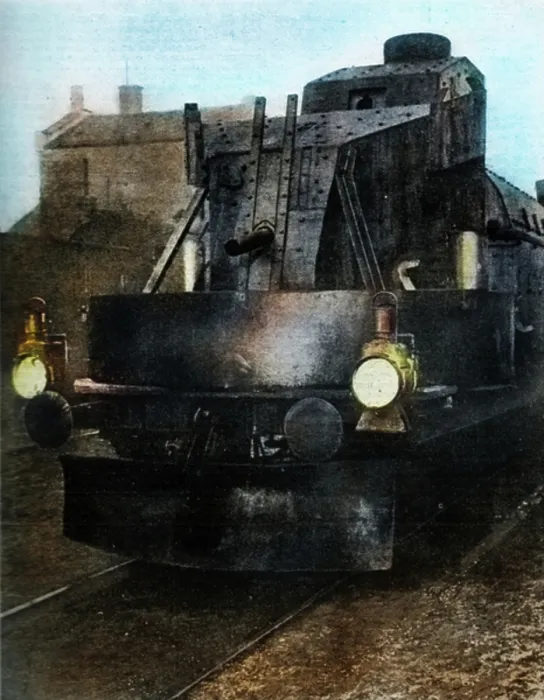 Gerahmter Druck : Riesiger Kriegszug Gerahmter Druck : Riesiger Kriegszug