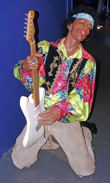 Gerahmter Druck : Jimi Hendrix
