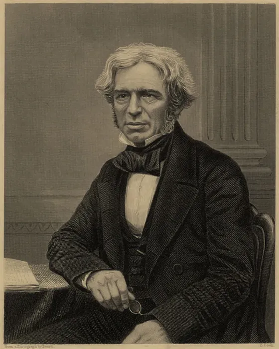 Gerahmter Druck : Michael Faraday (1791-1867) Gerahmter Druck : Michael Faraday (1791-1867)