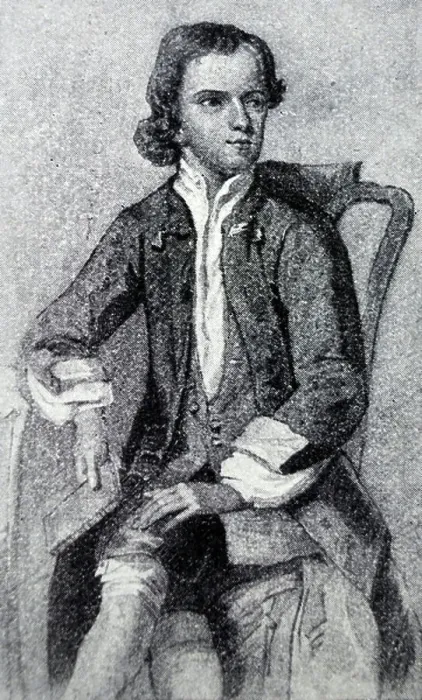 Gerahmter Druck : Thomas Gray (Gravur) Gerahmter Druck : Thomas Gray (Gravur)