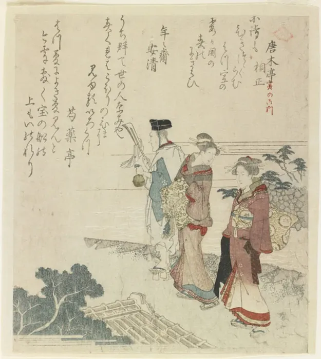 Gerahmter Druck : Tiger Tor, 1818