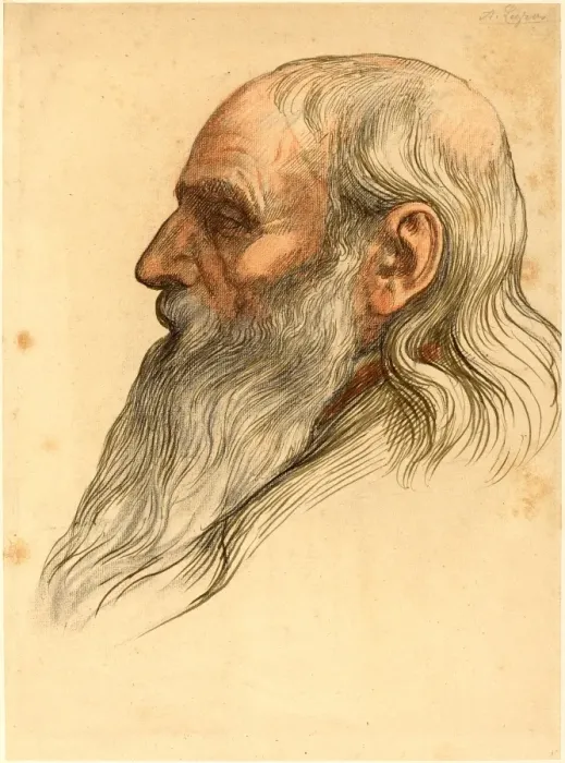 Gerahmter Druck : Alphons Le Gras Studie eines Mannes Kopf mit Vollbart. Französische Kunst des 19 Jahrhunderts. Gesteift von Alphonse Legros (1820 - 1894) Gerahmter Druck : Alphons Le Gras Studie eines Mannes Kopf mit Vollbart. Französische Kunst des 19 Jahrhunderts. Gesteift von Alphonse Legros (1820 - 1894)