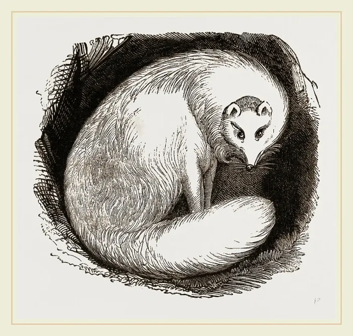 Gerahmter Druck : Polar Fuchs Gerahmter Druck : Polar Fuchs
