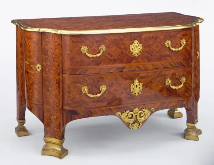 Gerahmter Druck : Commode. Kommode; unbekannt; Paris, Frankreich Gerahmter Druck : Commode. Kommode; unbekannt; Paris, Frankreich