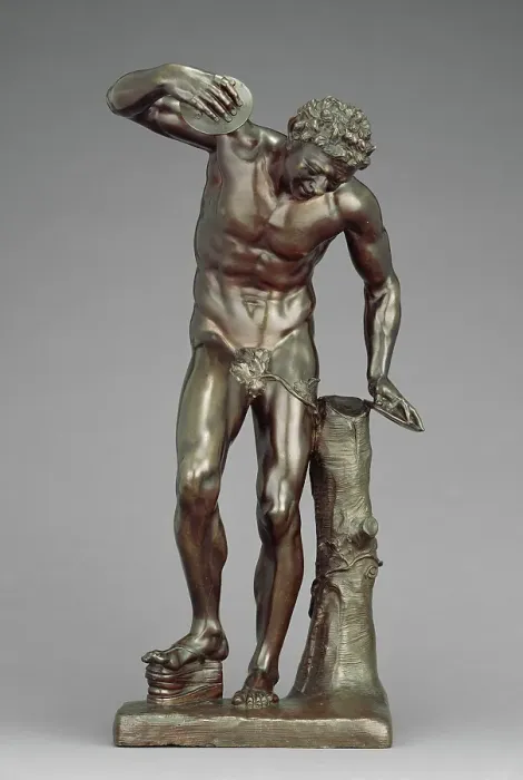 Gerahmter Druck : Tanzender Faun