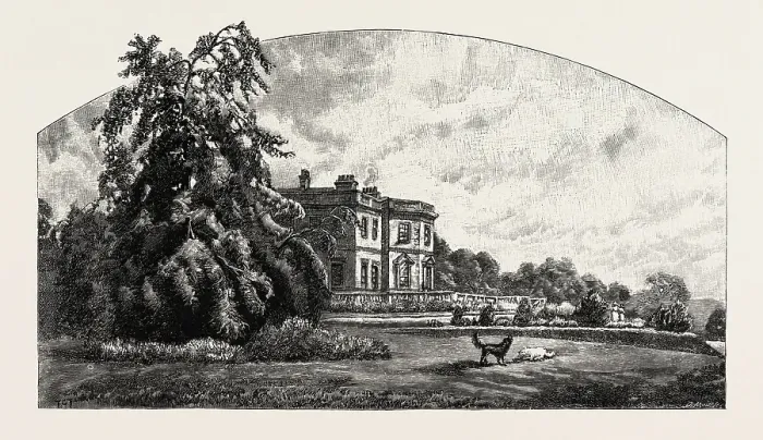 Gerahmter Druck : Farnley Hall, UK Gerahmter Druck : Farnley Hall, UK