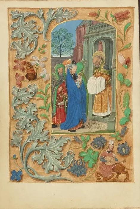Gerahmter Druck : Die Präsentation im Tempel Gerahmter Druck : Die Präsentation im Tempel