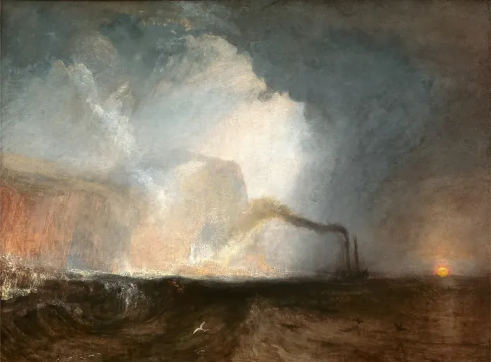 Gerahmter Druck : Staffa, Fingals Cave Unten rechts signiert: J Gerahmter Druck : Staffa, Fingals Cave Unten rechts signiert: J