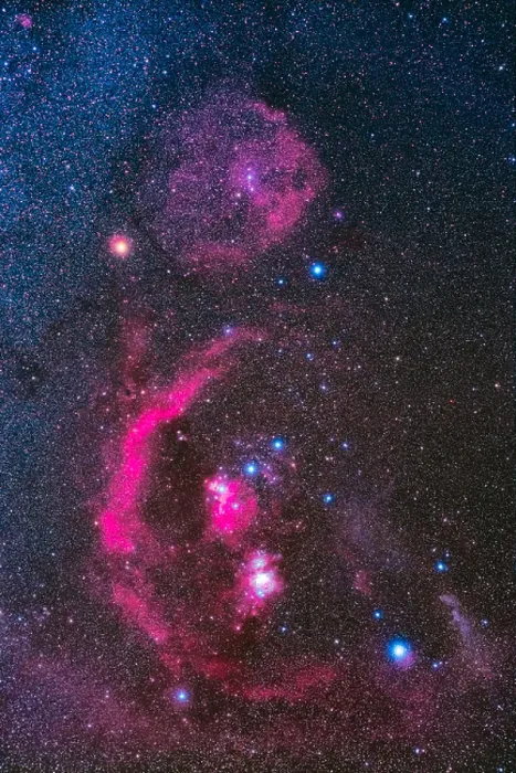 Gerahmter Druck : Das Orion-Molekülwolkenkomplex Gerahmter Druck : Das Orion-Molekülwolkenkomplex