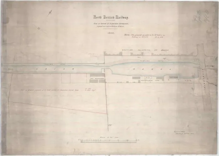 Gerahmter Druck : Pläne des Bodens in Viewforth, Edinburgh, vorgeschlagen für den Verkauf an Herrn James McKelvie Gerahmter Druck : Pläne des Bodens in Viewforth, Edinburgh, vorgeschlagen für den Verkauf an Herrn James McKelvie