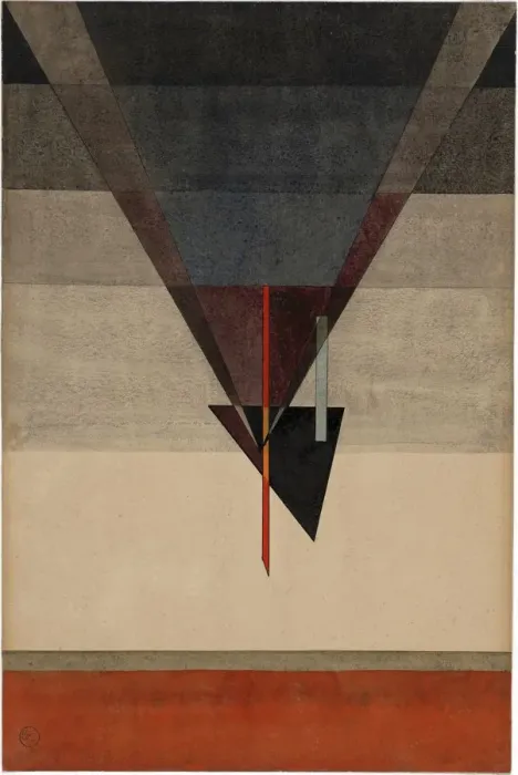 Gerahmter Druck : Abstieg, 1925 Gerahmter Druck : Abstieg, 1925
