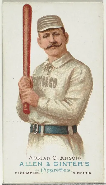 Gerahmter Druck : Adrian Cap Anson, Baseballspieler, aus Weltmeistermannschaften. Gerahmter Druck : Adrian Cap Anson, Baseballspieler, aus Weltmeistermannschaften.