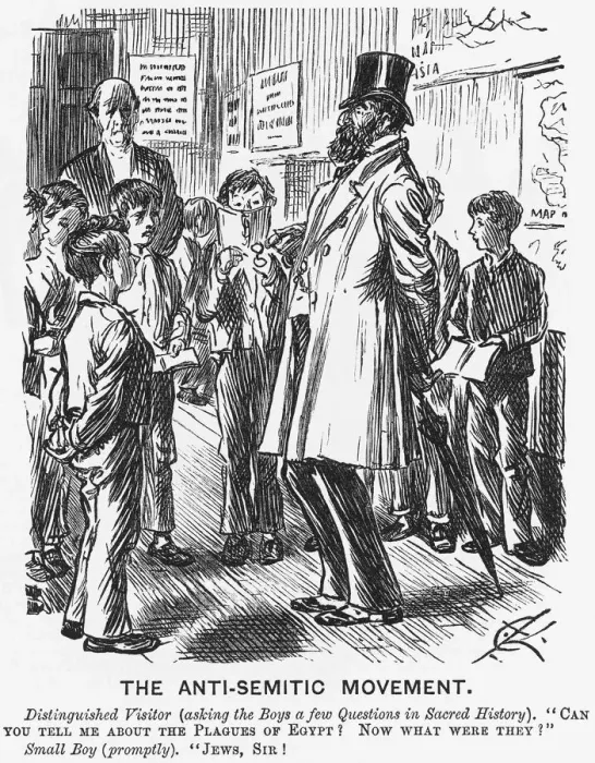 Gerahmter Druck : Der Antisemitische Bewegung, 1881 Gerahmter Druck : Der Antisemitische Bewegung, 1881