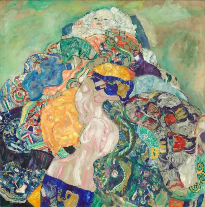 Gerahmter Druck : Kribbeln, 1917 / 18. Erfinder: Gustav Klimt