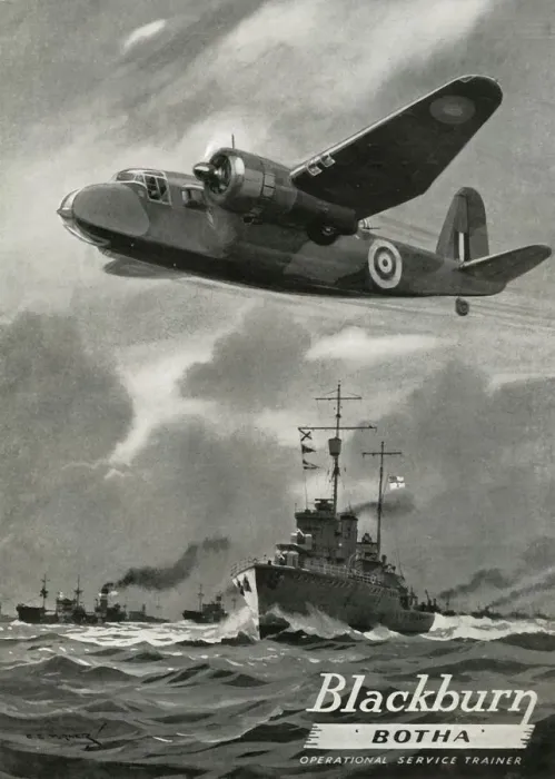 Gerahmter Druck : Blackburn Botha - Operational Service Trainer, 1941. Ersteller: Turner Gerahmter Druck : Blackburn Botha - Operational Service Trainer, 1941. Ersteller: Turner
