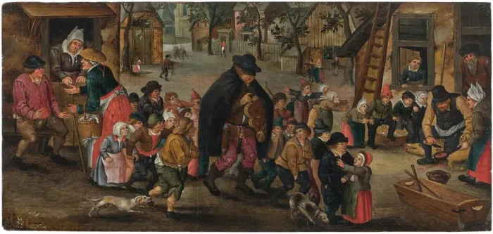 Gerahmter Druck : Blinde Geiger des Hurdorgi Gerahmter Druck : Blinde Geiger des Hurdorgi