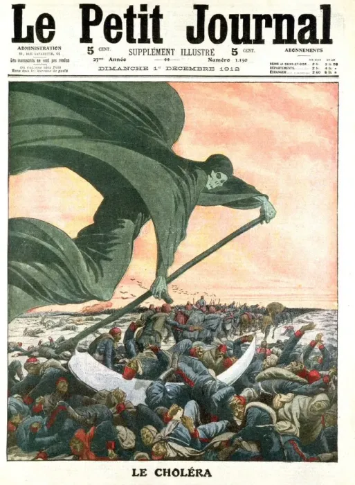 Gerahmter Druck : K choläre, 1912