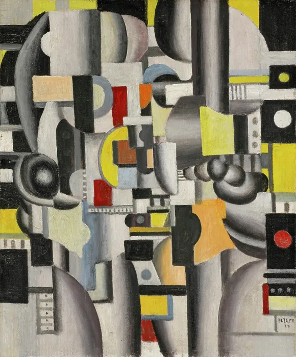Gerahmter Druck : Komposition, 1920. Schöpfer: Leger, Fernand (1881-1955) Gerahmter Druck : Komposition, 1920. Schöpfer: Leger, Fernand (1881-1955)