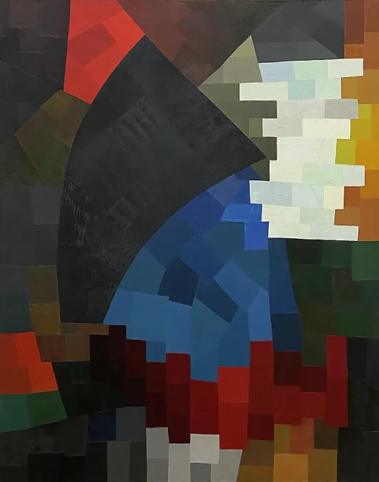 Gerahmter Druck : Komposition, 1932 Gerahmter Druck : Komposition, 1932