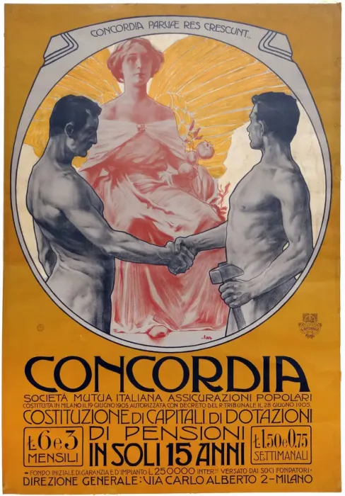 Gerahmter Druck : Concordia. Konzordia, Privatbesitz Gerahmter Druck : Concordia. Konzordia, Privatbesitz