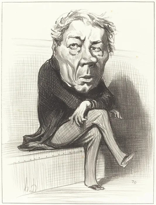 Gerahmter Druck : Deville, 1849. Künstler: Honoré Daumier Gerahmter Druck : Deville, 1849. Künstler: Honoré Daumier