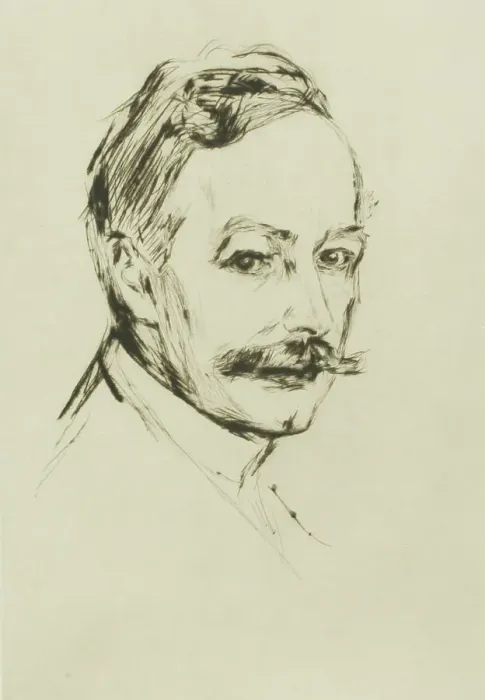 Gerahmter Druck : Dr.Max Linde, 1902.Erfinder :Edvard Munch Gerahmter Druck : Dr.Max Linde, 1902.Erfinder :Edvard Munch