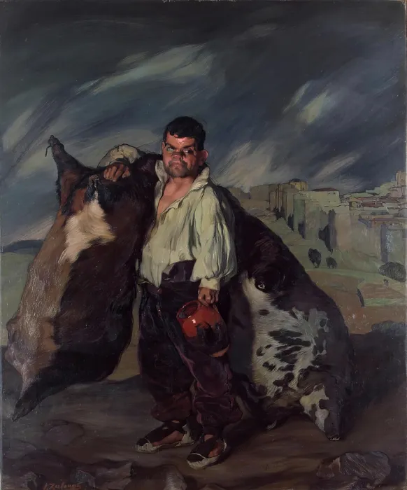 Gerahmter Druck : Zwerg Gregorio, 1908. Künstler: Ignacio Zuloaga Gerahmter Druck : Zwerg Gregorio, 1908. Künstler: Ignacio Zuloaga