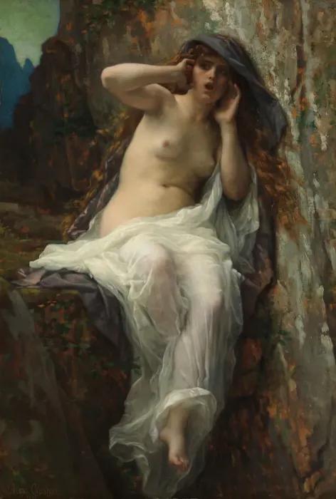 Gerahmter Druck : Echo, 1874 von Alexandre Cabanel Gerahmter Druck : Echo, 1874 von Alexandre Cabanel