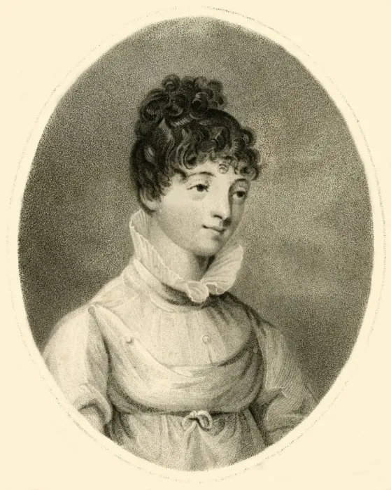 Gerahmter Druck : Elisabeth Smith, 1809; Künstler: Robert Mitchell Meadows Gerahmter Druck : Elisabeth Smith, 1809; Künstler: Robert Mitchell Meadows