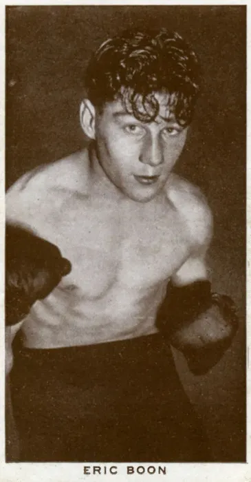 Gerahmter Druck : Erwin Boon, britischer Boxer, 1938