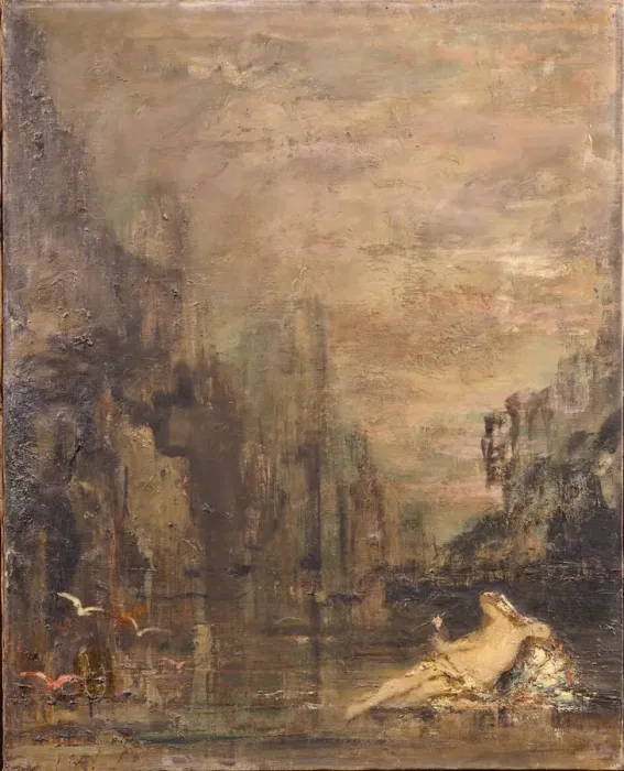 Gerahmter Druck : Fée der Wasser Gerahmter Druck : Fée der Wasser
