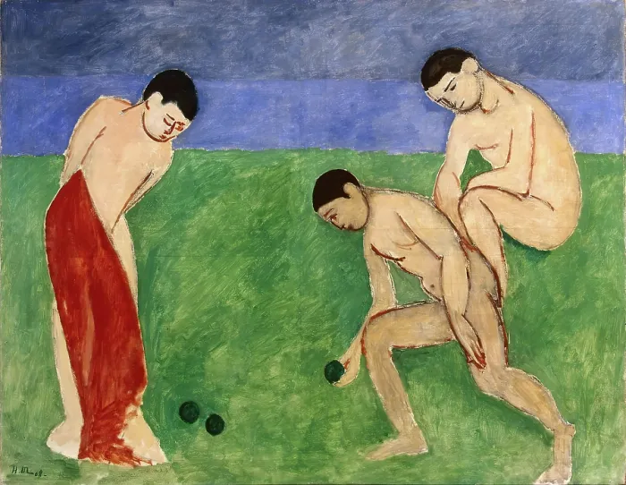Gerahmter Druck : Spiel der Kegel, 1908. Künstler: Henri Matisse