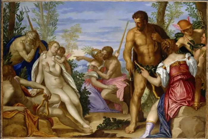 Gerahmter Druck : Die Götter von Olympus Gerahmter Druck : Die Götter von Olympus