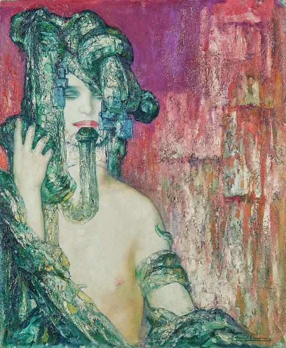 Gerahmter Druck : Gorgon. Schöpfer: Marcel-Beronneau, Pierre Amedee (1869-1937) Gerahmter Druck : Gorgon. Schöpfer: Marcel-Beronneau, Pierre Amedee (1869-1937)