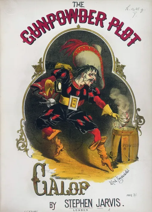 Gerahmter Druck : Die Gunpowder Plot Galop, 1866. Ersteller: Unbekannt. Die Gunpowder Plot Galop, 1866. Ersteller: Unbekannt