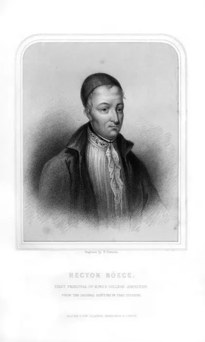 Gerahmter Druck : Hektor Boece oder Boyce, schottischer Philosoph (* 1870), Maler: W. Howison Gerahmter Druck : Hektor Boece oder Boyce, schottischer Philosoph (* 1870), Maler: W. Howison