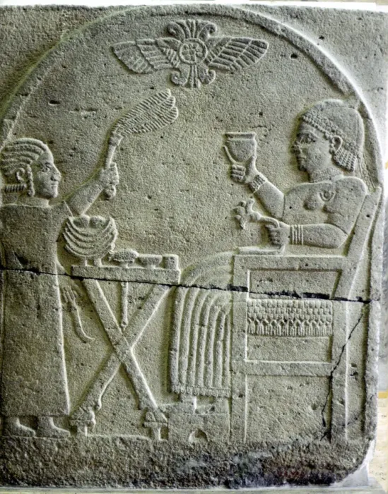 Gerahmter Druck : Hethitisches Relief Gerahmter Druck : Hethitisches Relief