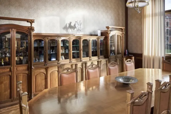 Gerahmter Druck : Innenhotel van Eetvelds an der Av. Palmeston in Brüssel Belgien 1895 umgesetzt: 2014 - 2017 Gerahmter Druck : Innenhotel van Eetvelds an der Av. Palmeston in Brüssel Belgien 1895 umgesetzt: 2014 - 2017