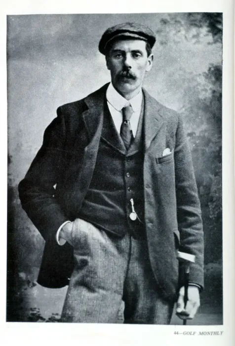 Gerahmter Druck : James Braid, schottischer Golfer, um 1900 Gerahmter Druck : James Braid, schottischer Golfer, um 1900