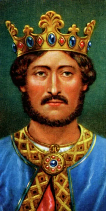 Gerahmter Druck : König Richard der Erste Gerahmter Druck : König Richard der Erste