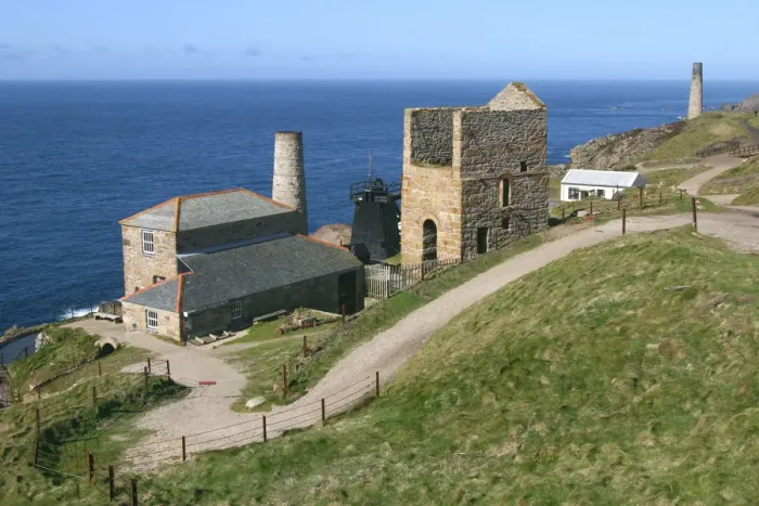 Gerahmter Druck : Levant-Mine in der Grafschaft Cornwall Gerahmter Druck : Levant-Mine in der Grafschaft Cornwall