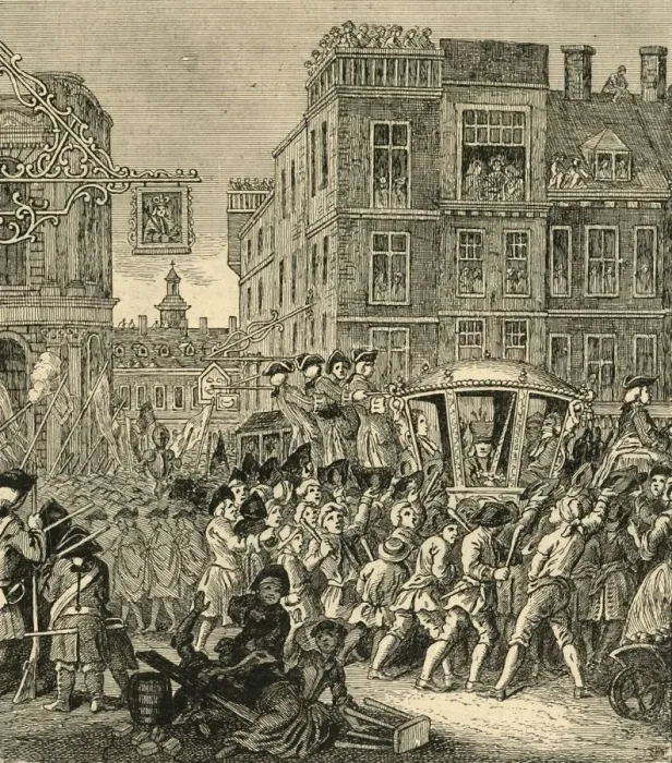 Gerahmter Druck : Die Prozession des Bürgermeisters der Stadt , (1897) Schöpfer unbekannt Gerahmter Druck : Die Prozession des Bürgermeisters der Stadt , (1897) Schöpfer unbekannt